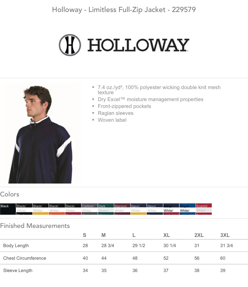 Arsenal Full Zip Warm-up
