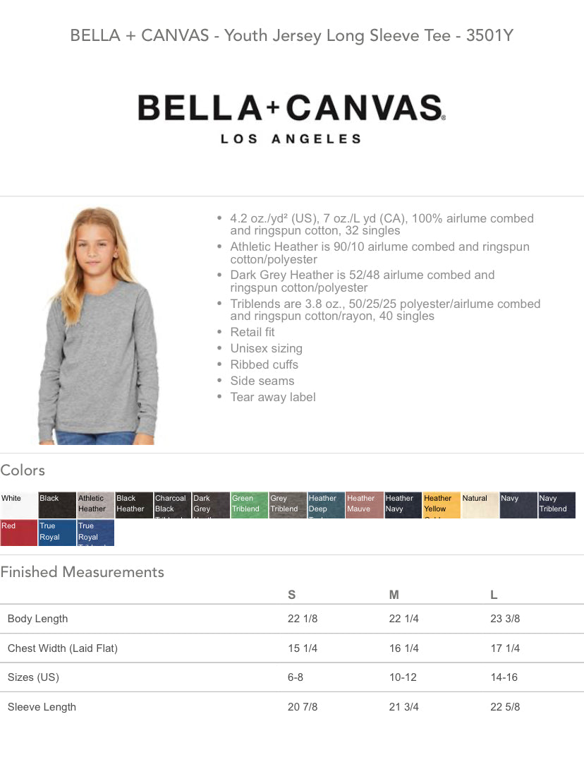 LFS LONG SLEEVE TEE YOUTH