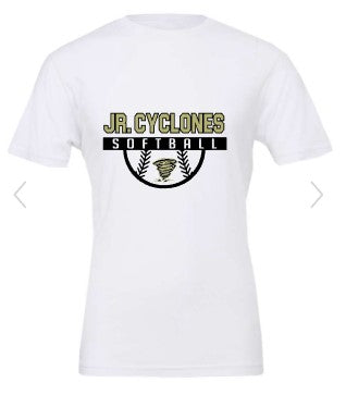 JR CYCLONES SHORT SLEEVE TEE HALF BALL