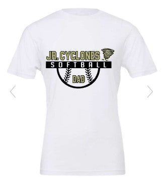 JR CYCLONES SHORT SLEEVE TEE HALF BALL