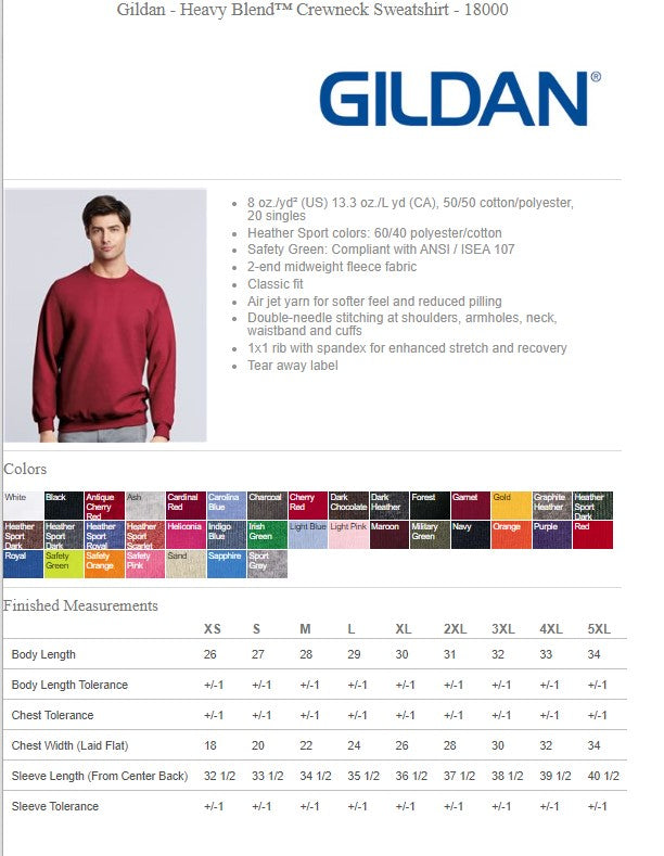 LFS CREW SWEATSHIRT ADULT