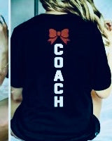 Back Print Add On Name with cheer bow
