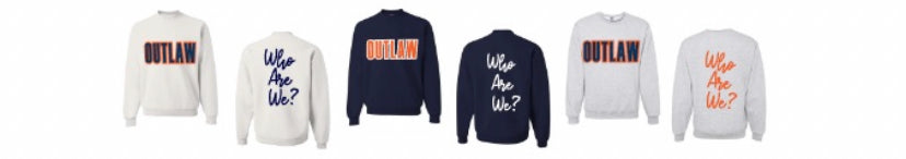 OUTLAW Who Are We Crew Sweatshirt
