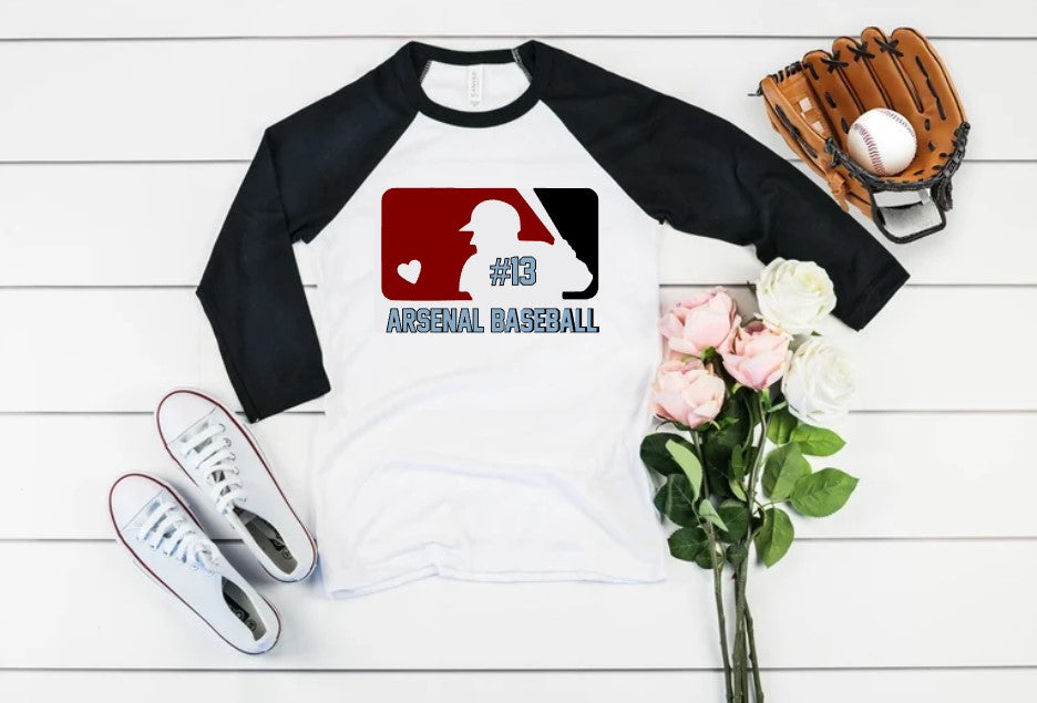 ARSENAL BASEBALL TEE
