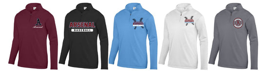 Arsenal 1/4 Zip Wicking Fleece Adult