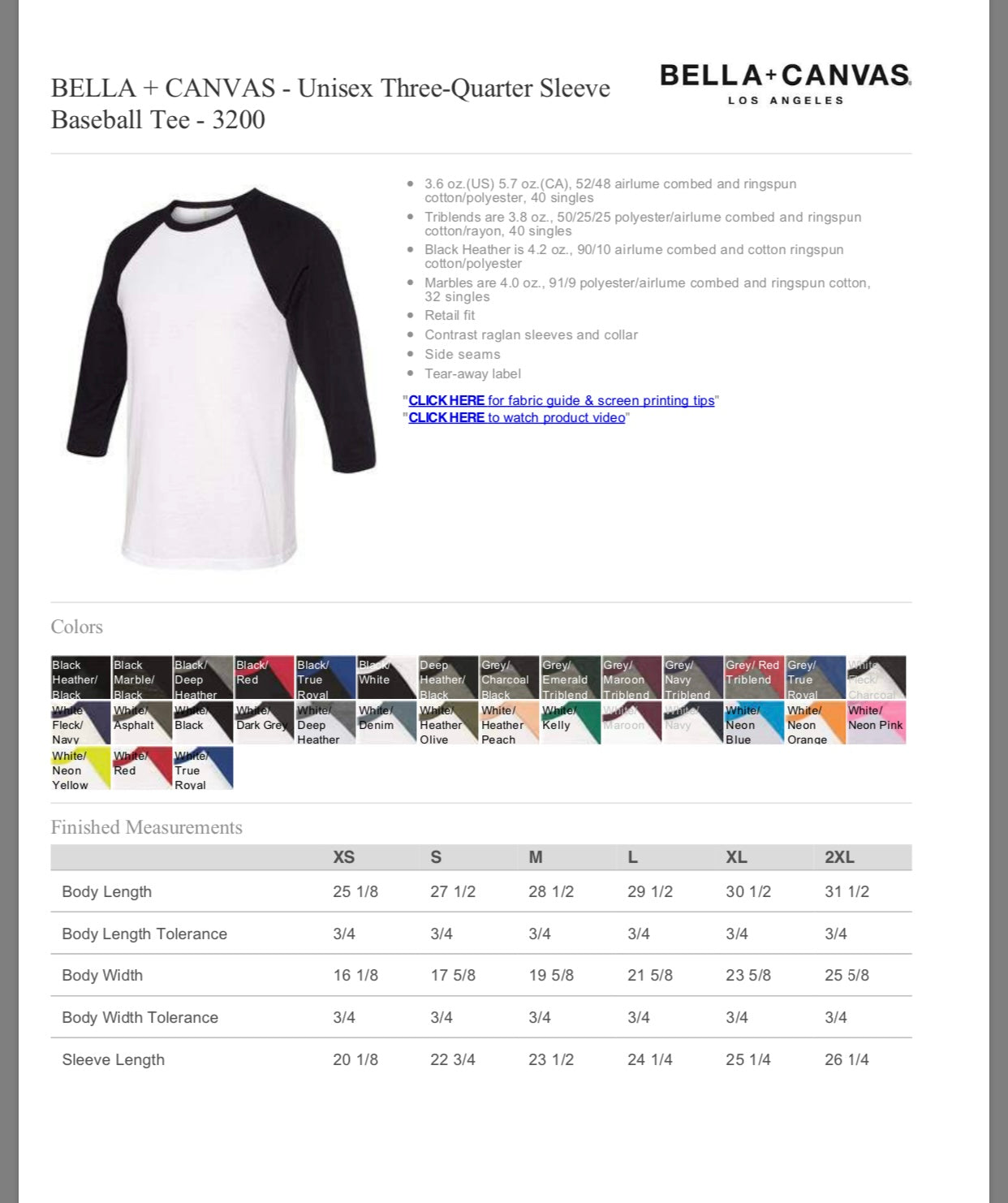 ARSENAL BASEBALL TEE