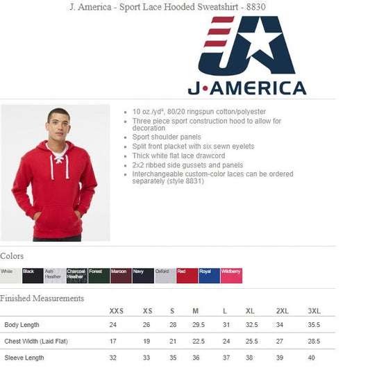 MOHAWKS LACES HOODIE