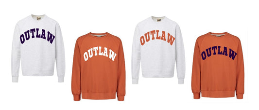 OUTLAW VARSITY CREW SWEATSHIRT