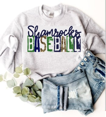 SHAMROCKS Crew Sweatshirt- JERZEES
