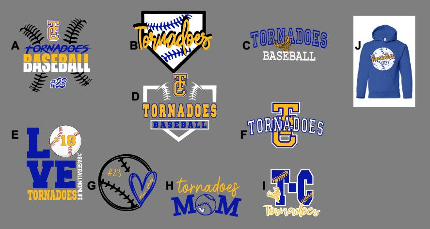 TC TORNADOES HOODED SWEATSHIRT ADULT