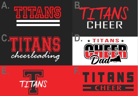 Titans Cheer Fan Gear Mens Short sleeve tee