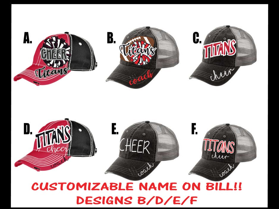 TITANS CHEER HAT