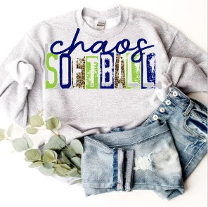 CHAOS Crew Sweatshirt- JERZEES