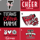 Titans Cheer Fan Gear Crew Sweatshirts