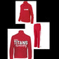 Titans Red Warm Up set
