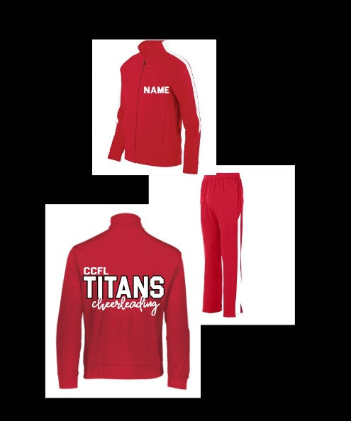 Titans Red Warm Up set