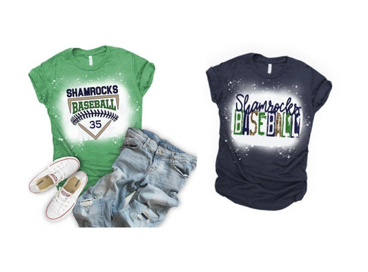 Shamrocks Short Sleeve Bleached Tee