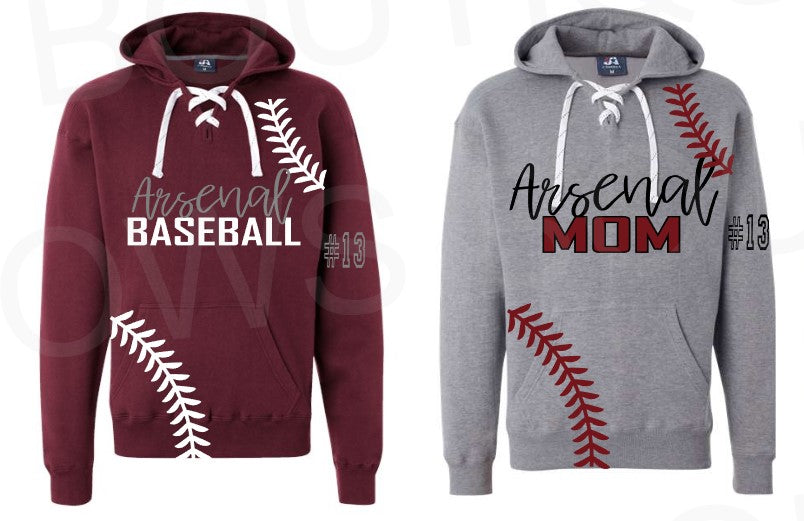 ARSENAL LACES HOODIE