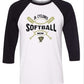 JR CYCLONES BASEBALL TEE CROSSED BATS AND BALL DESIGN