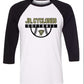 JR CYCLONES BASEBALL TEE HALF BALL DESIGN