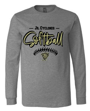 JR CYCLONES LONG SLEEVE TEE LACES DESIGN