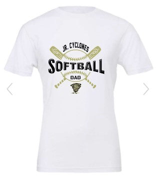 JR CYCLONES SHORT SLEEVE TEE CROSSED BATS AND BALL