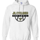 JR CYCLONES HOODED SWEATSHIRT HALF BALL DESIGN