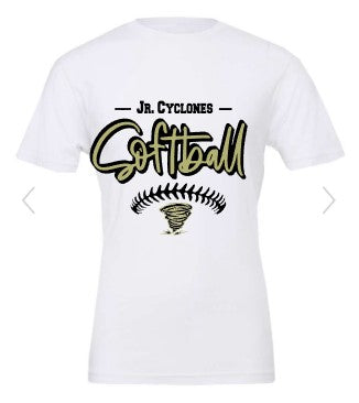 JR CYCLONES SHORT SLEEVE TEE LACES DESIGN