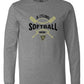 JR CYCLONES LONG SLEEVE TEE CROSSED BATS AND BALL