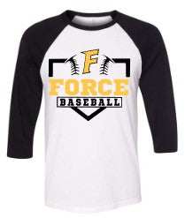 FORCE BASEBALL TEE