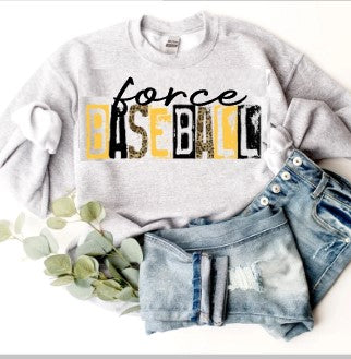 FORCE Crew Sweatshirt- JERZEES