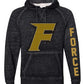 FORCE GLITTER AND BLING Burnout Hoodie with LOGO
