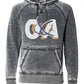 OUTLAW Burnout Hoodie with Rhinestone& Bling