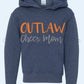 OUTLAW CHEER MOM HEATHER NAVY HOODIE