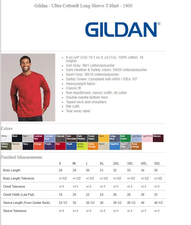 LFS LONG SLEEVE TEE ADULT